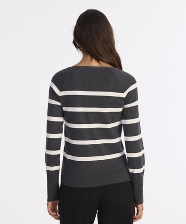  YARGICI Regular Kayık Yaka Uzun Kol Kazak