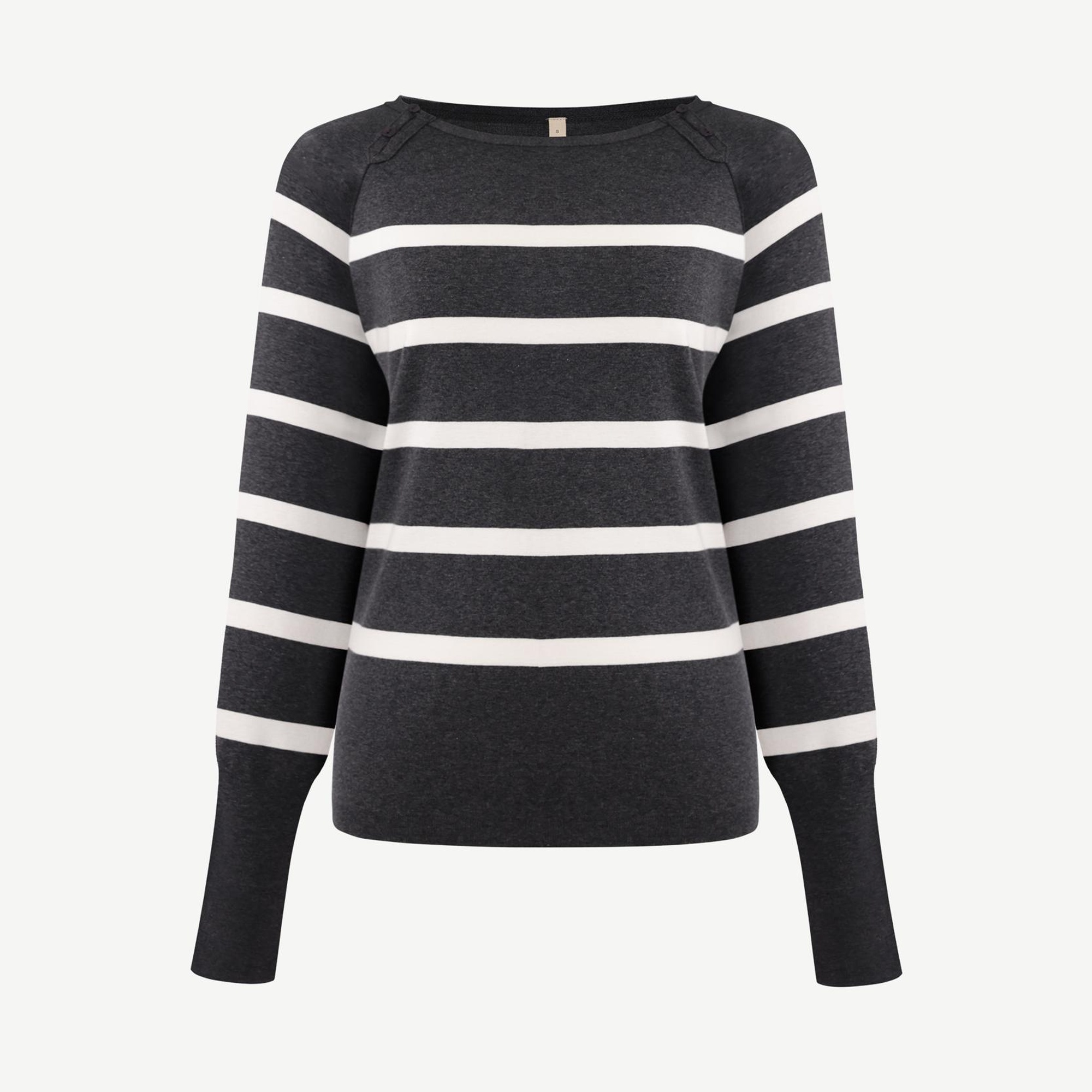 YARGICI Regular Kayık Yaka Uzun Kol Kazak