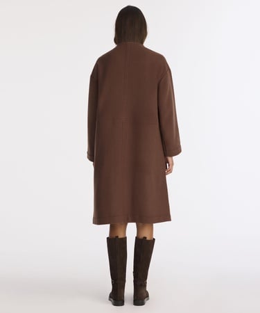  YARGICI Geniş Şal Yaka Uzun Kol Palto