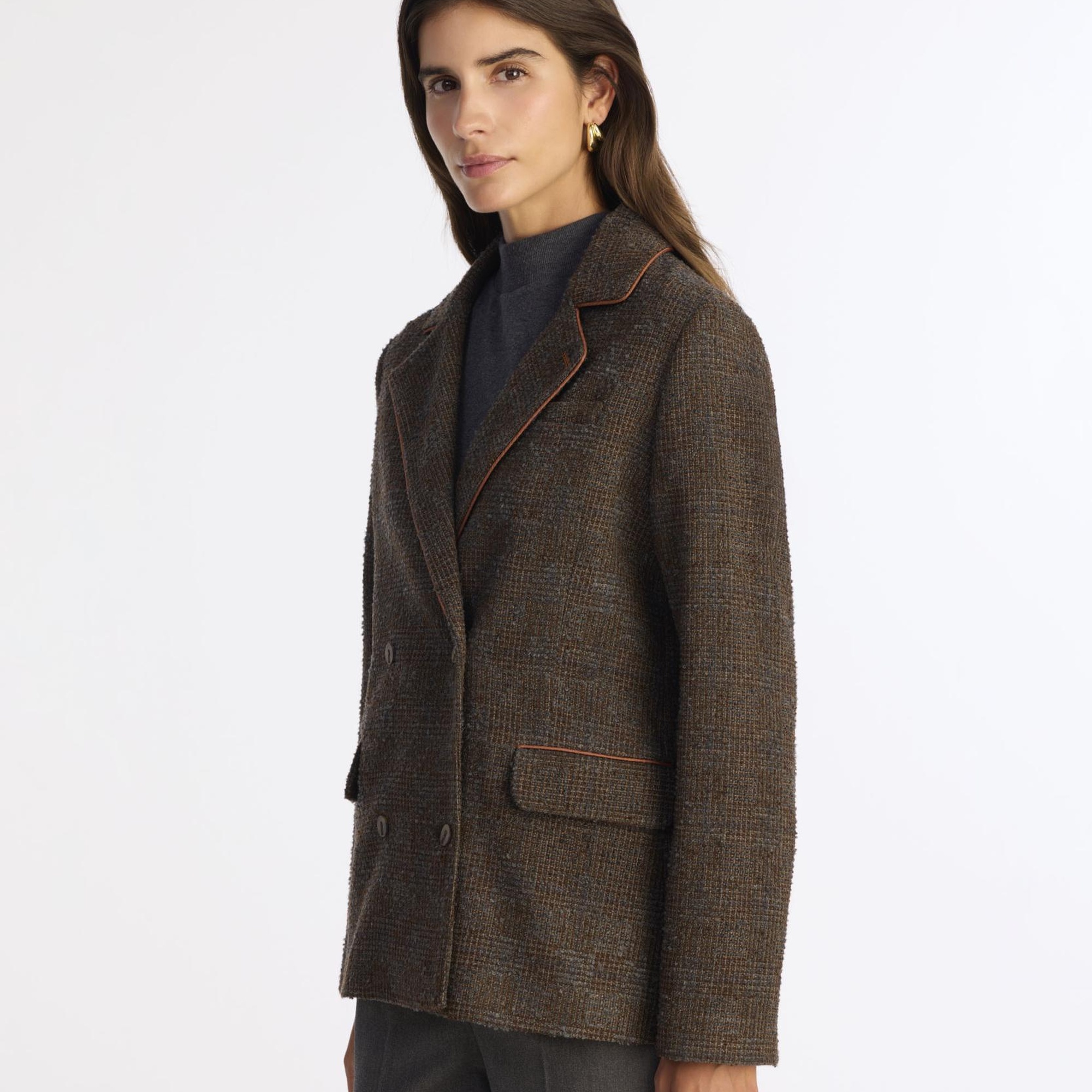 YARGICI Tailored Kırlangıç Yaka Uzun Kol Ceket