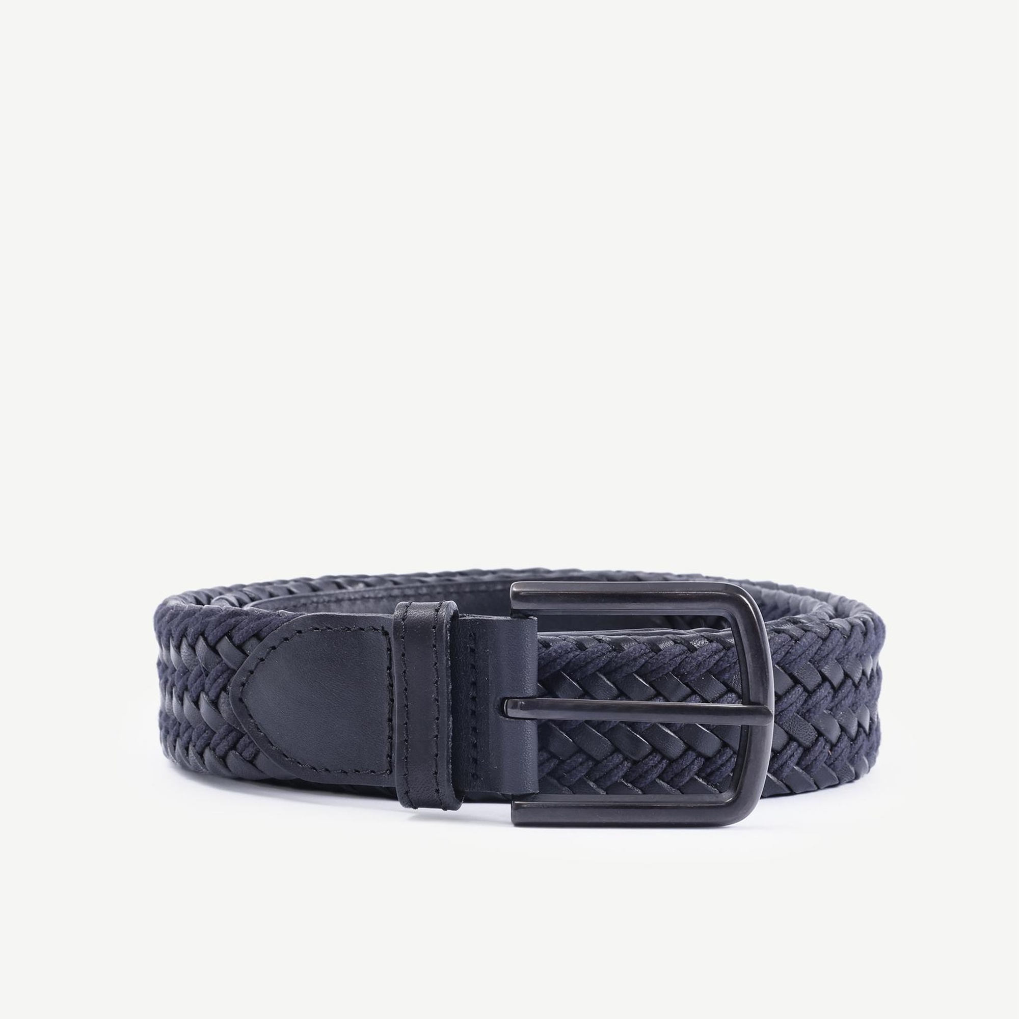 YARGICI Örgü Detaylı Deri Kemer