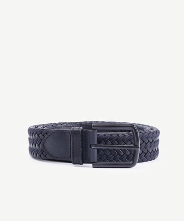  YARGICI Örgü Detaylı Deri Kemer