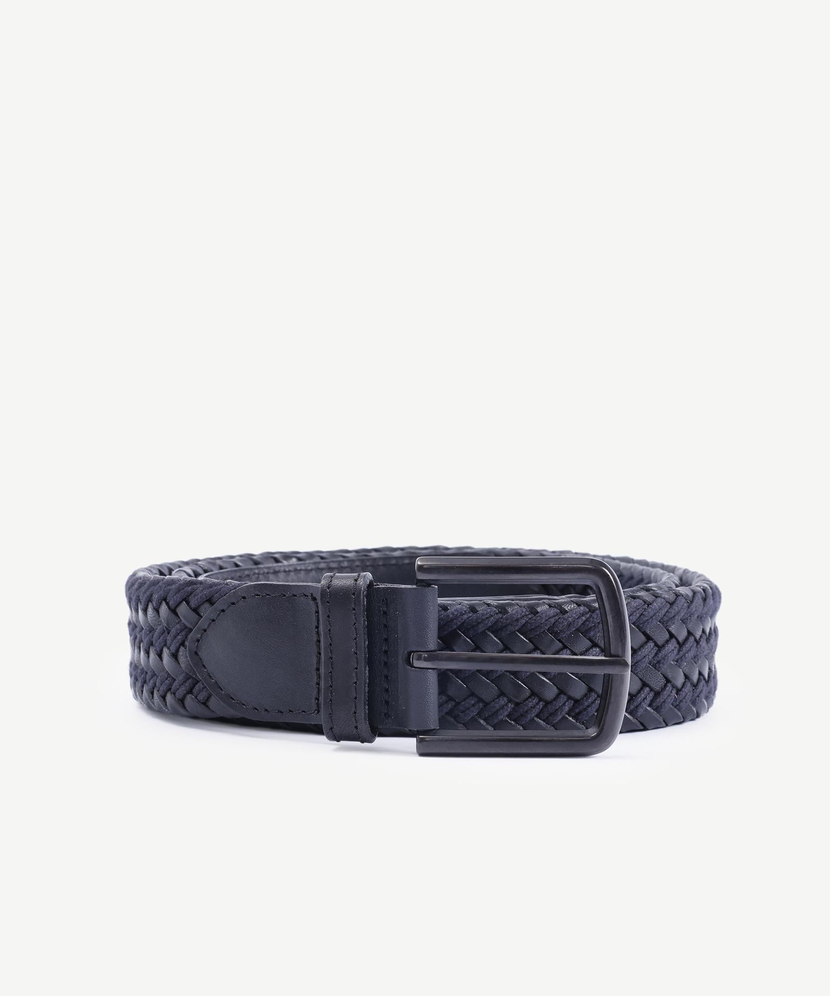  YARGICI Örgü Detaylı Deri Kemer