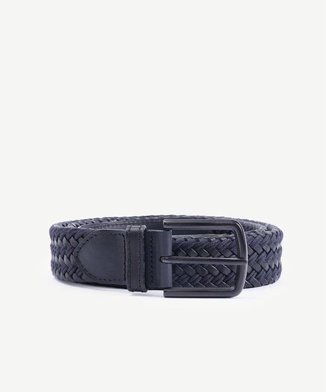  YARGICI Örgü Detaylı Deri Kemer