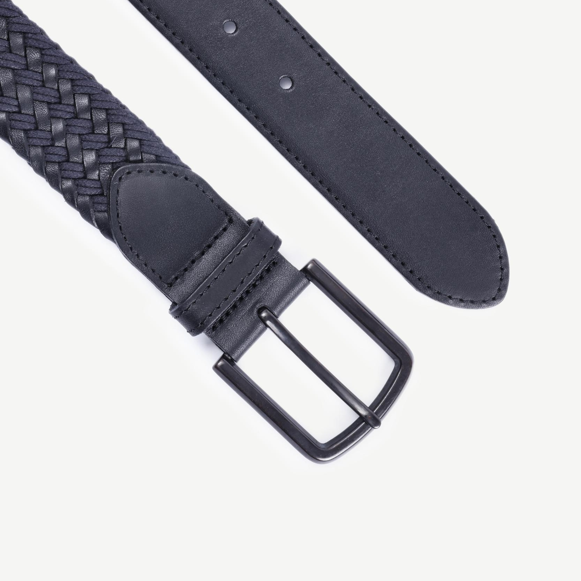 YARGICI Örgü Detaylı Deri Kemer