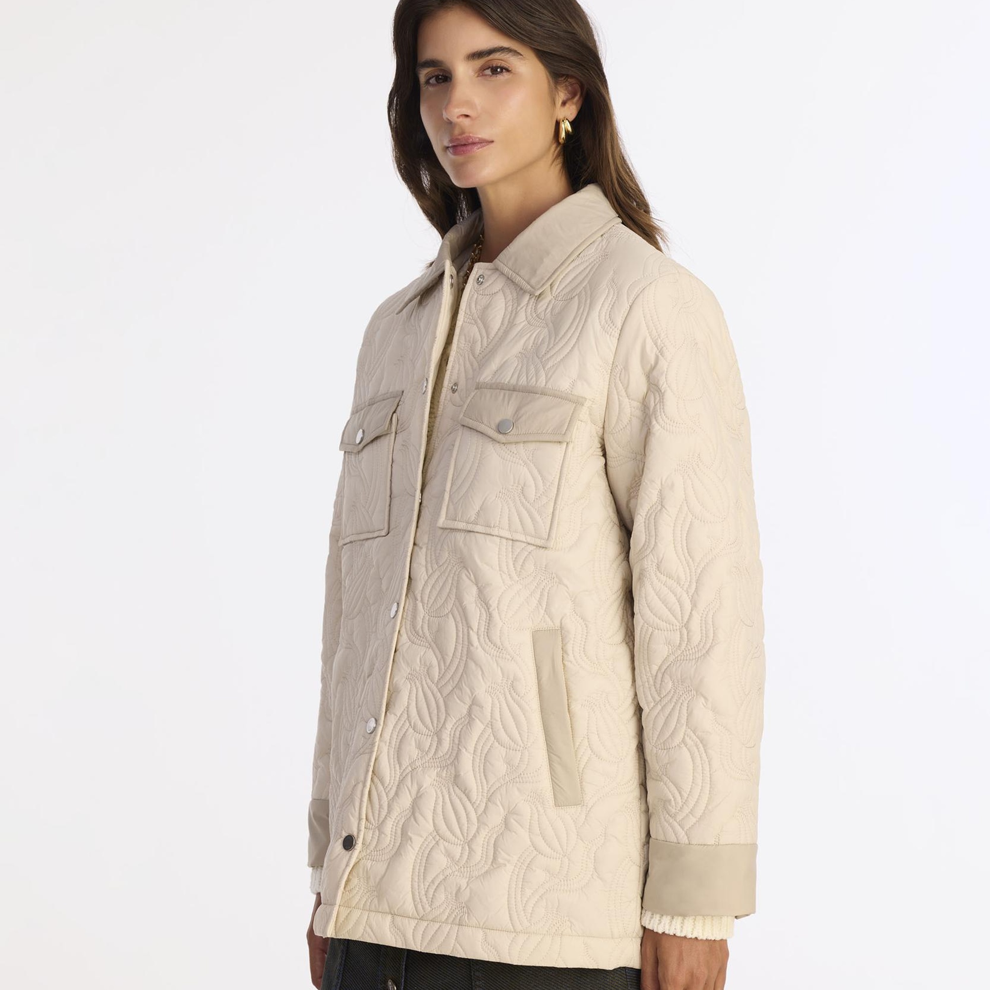 YARGICI Regular Gömlek Yaka Uzun Kol Mont