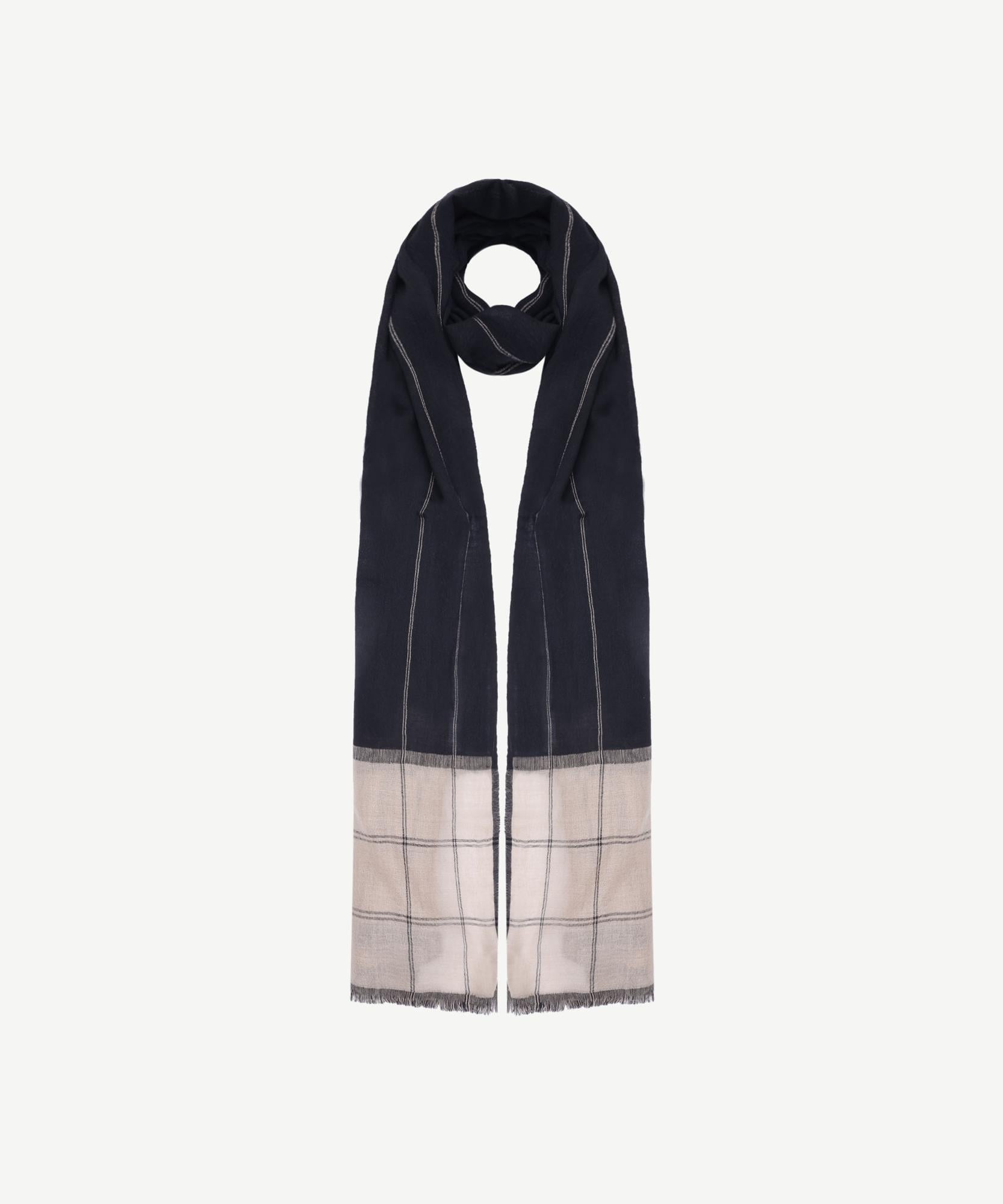  YARGICI Püskül Detaylı Yün Şal