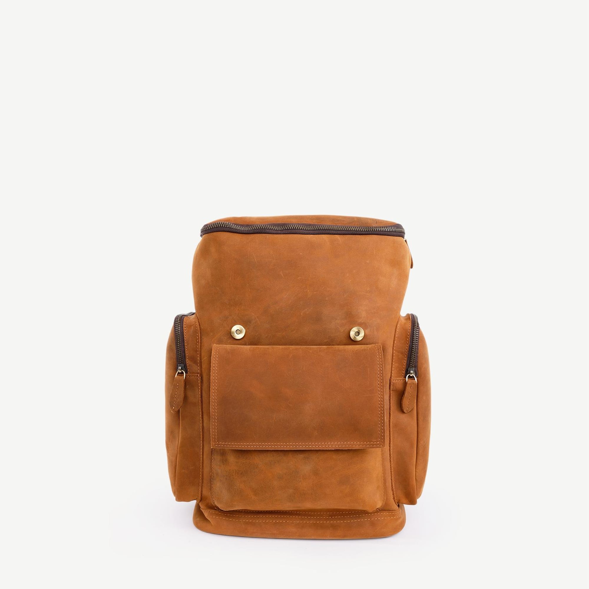 YARGICI Çok Bölmeli Deri Sırt Çantası