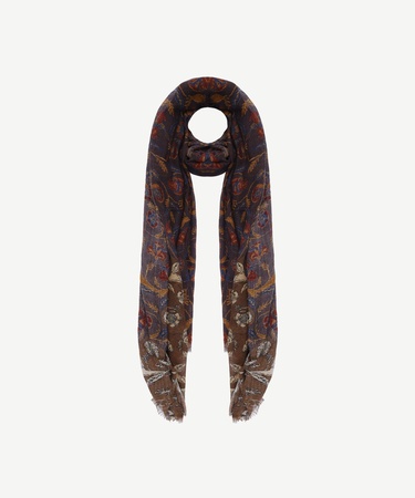  YARGICI Etnik Desenli Yün Şal