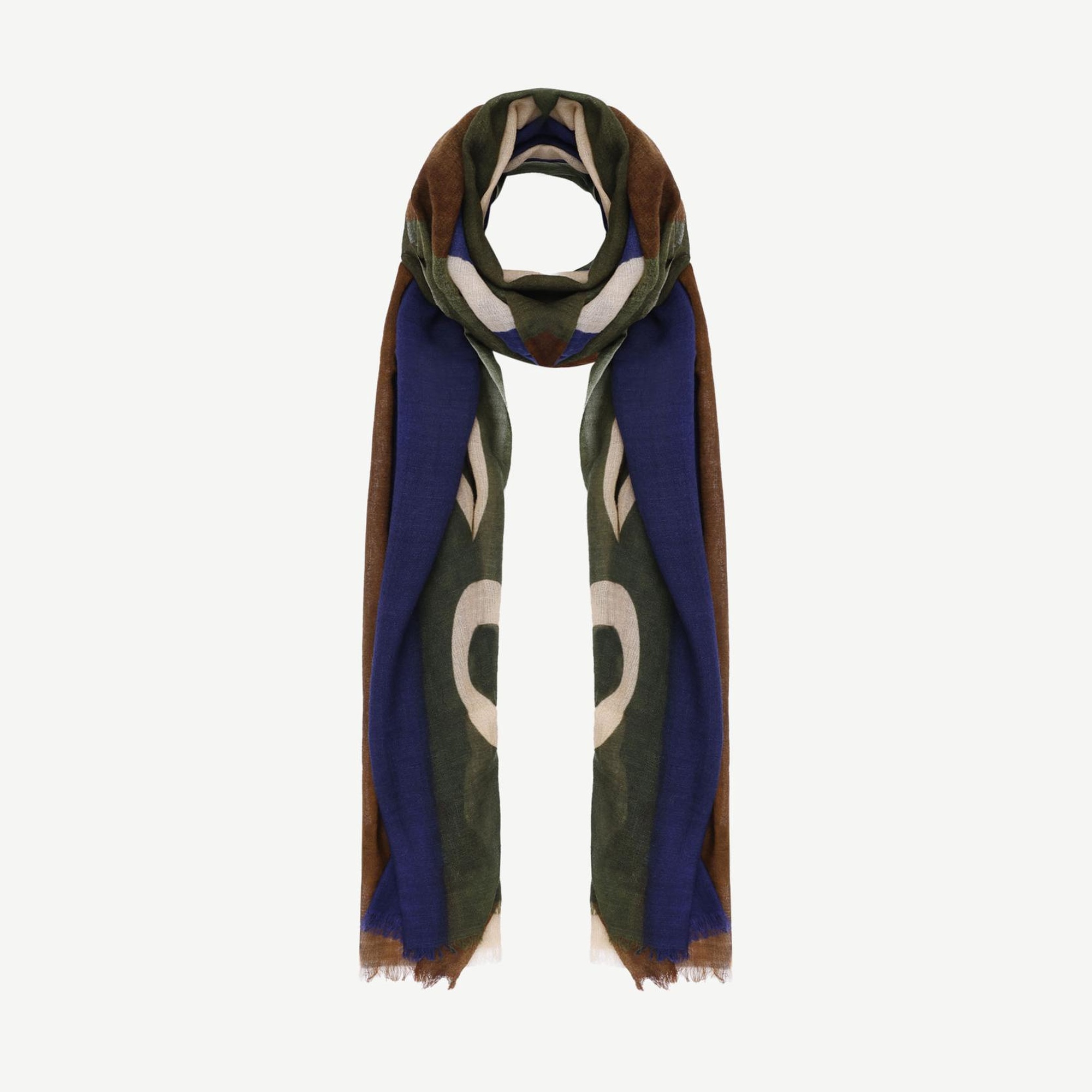 YARGICI Çok Renkli Yün Şal