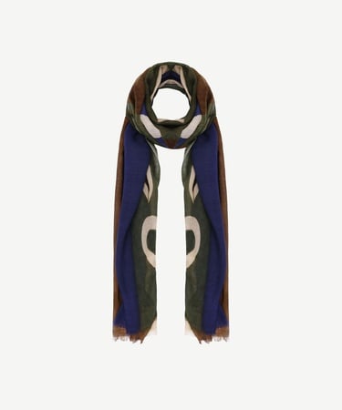  YARGICI Çok Renkli Yün Şal