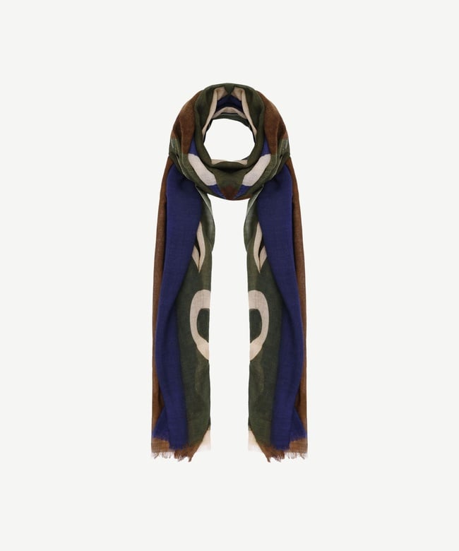  YARGICI Çok Renkli Yün Şal