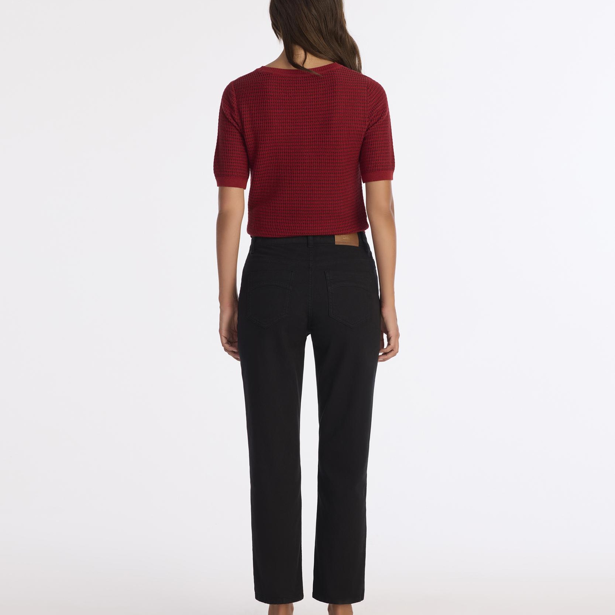 YARGICI Düz Yüksek Bel Pantolon