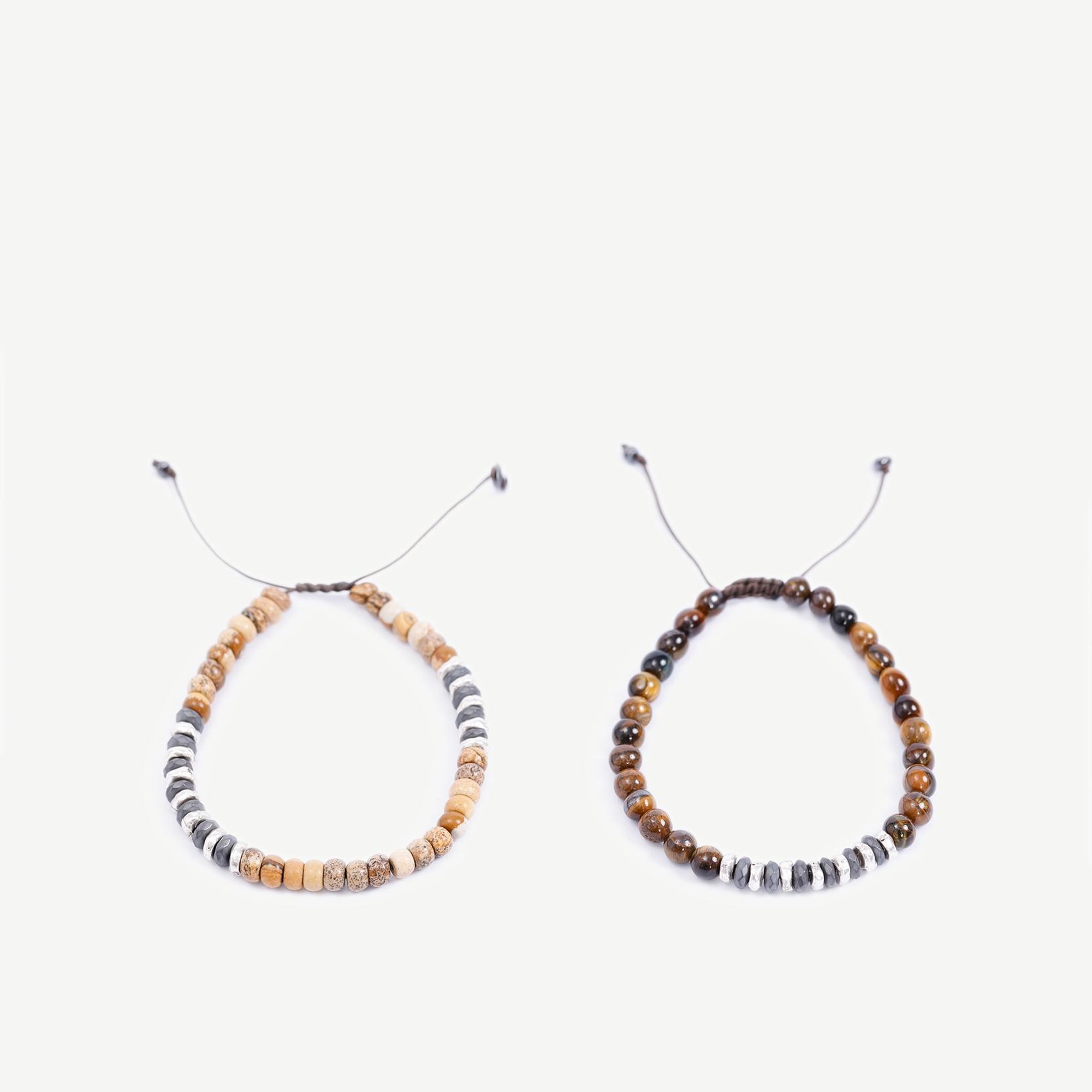 YARGICI Hematit Ve Tibet Akiği Bileklik