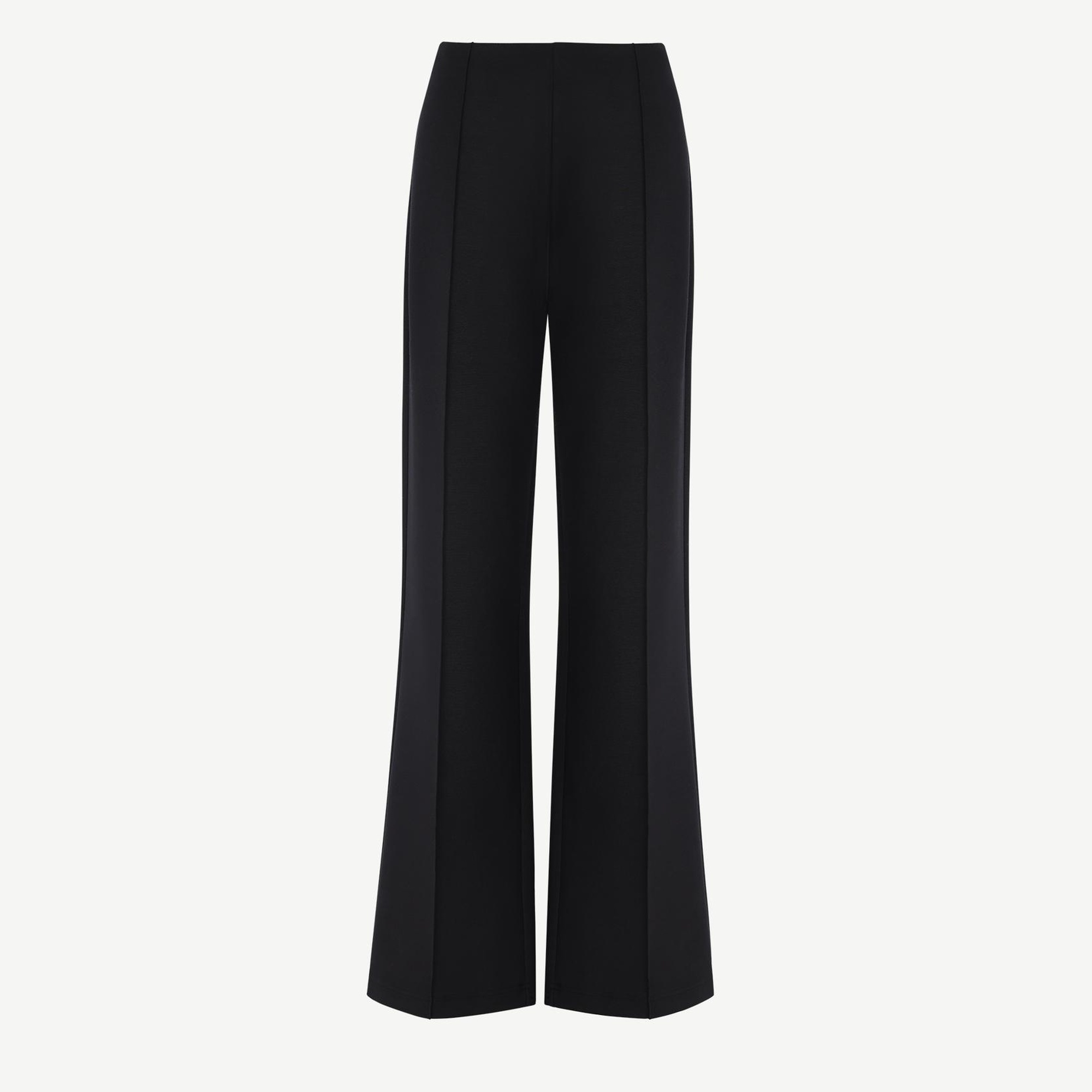 YARGICI Nervürlü Düz Kalıp Pantolon