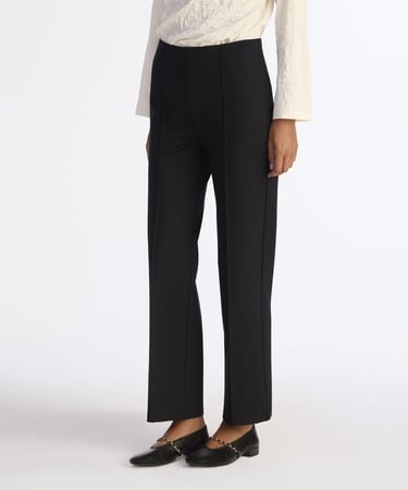  YARGICI Nervürlü Düz Kalıp Pantolon