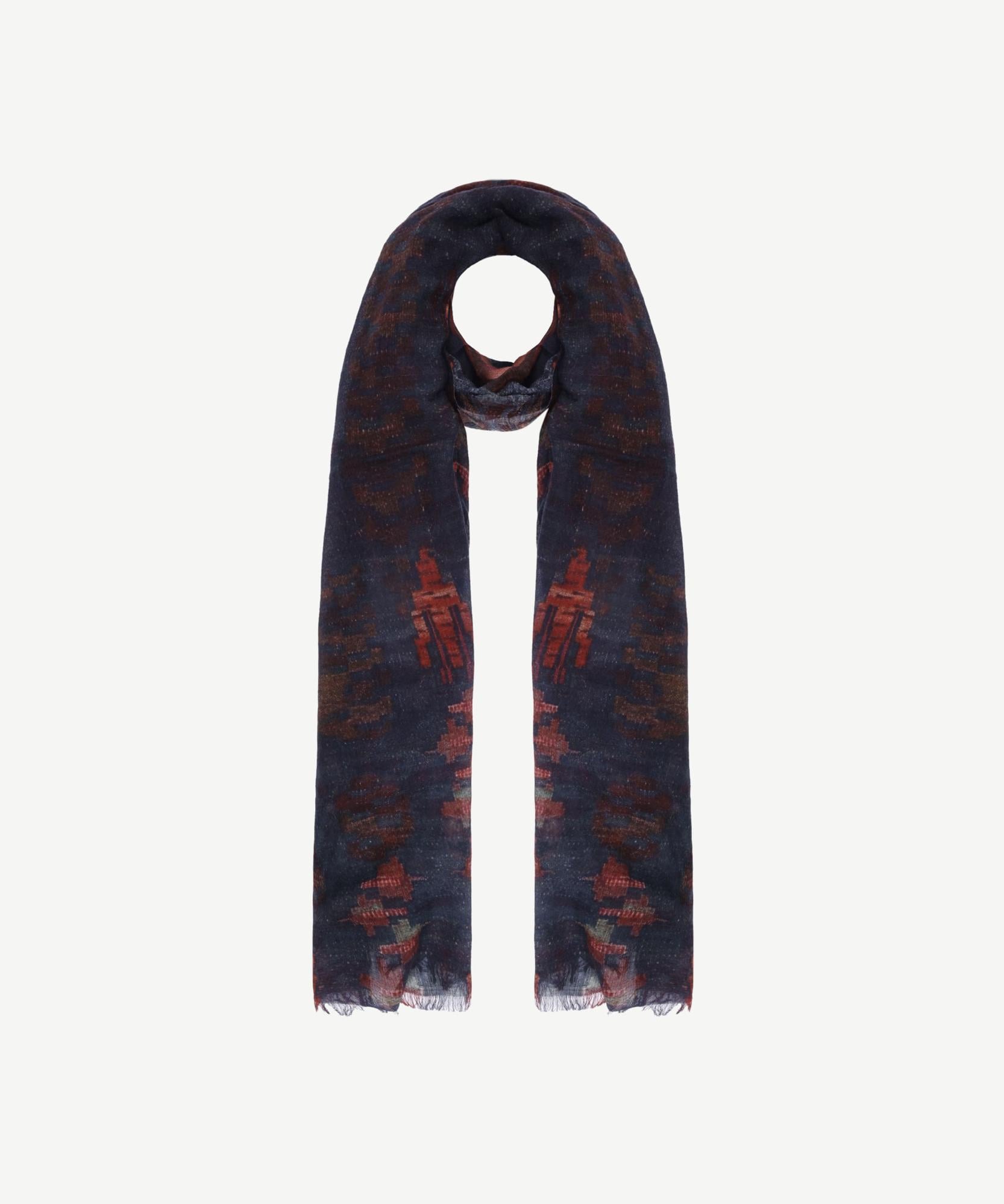  YARGICI Etnik Desenli Yün Şal