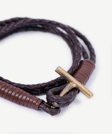  YARGICI Deri Sarmalı Bileklik