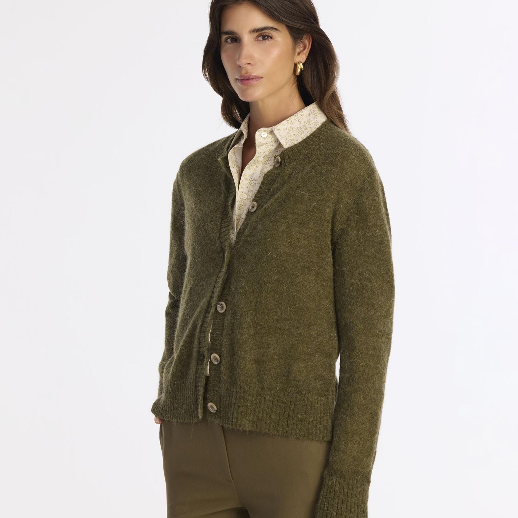 YARGICI Regular Bisiklet Yaka Uzun Kol Hırka