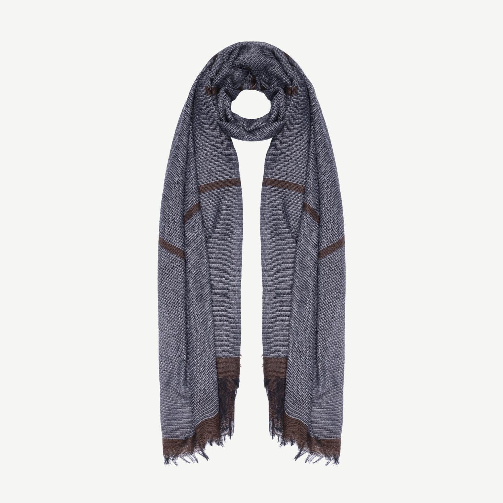 Çizgili Maskulen Şal