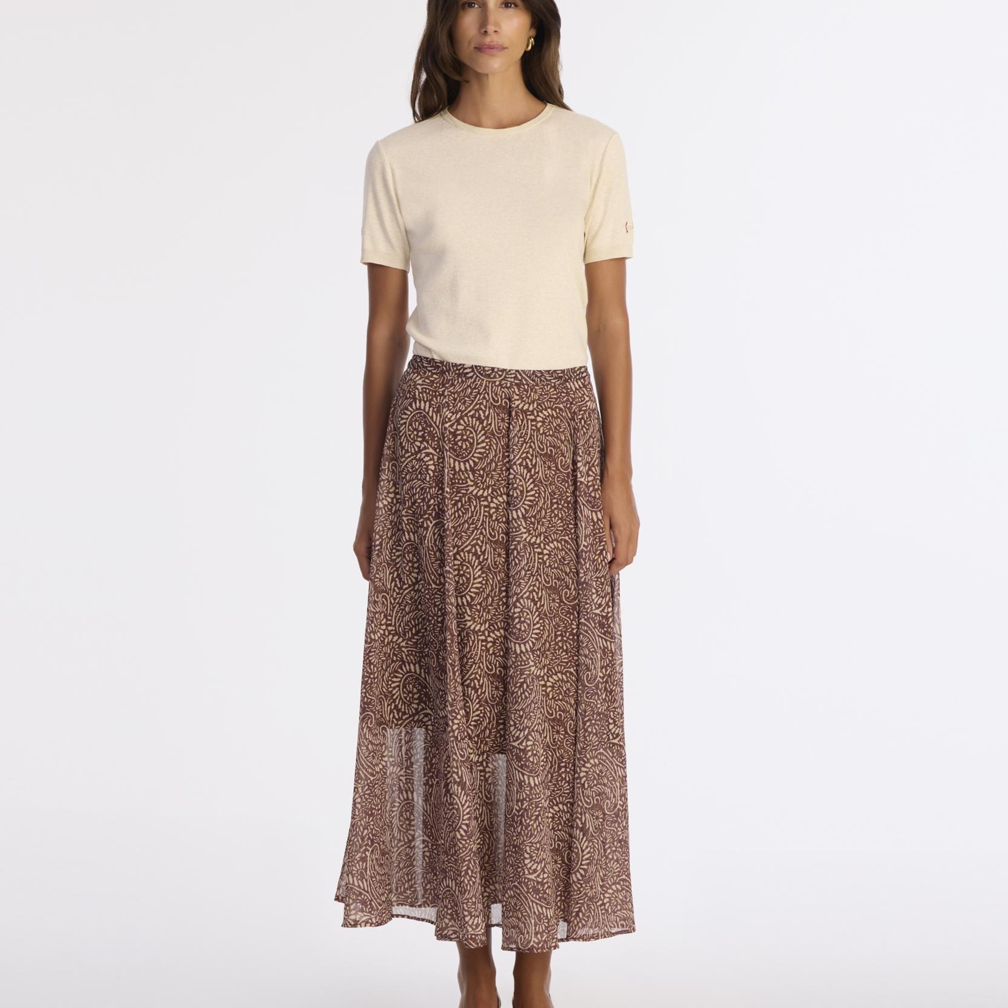 YARGICI Kloş Normal Bel Etek