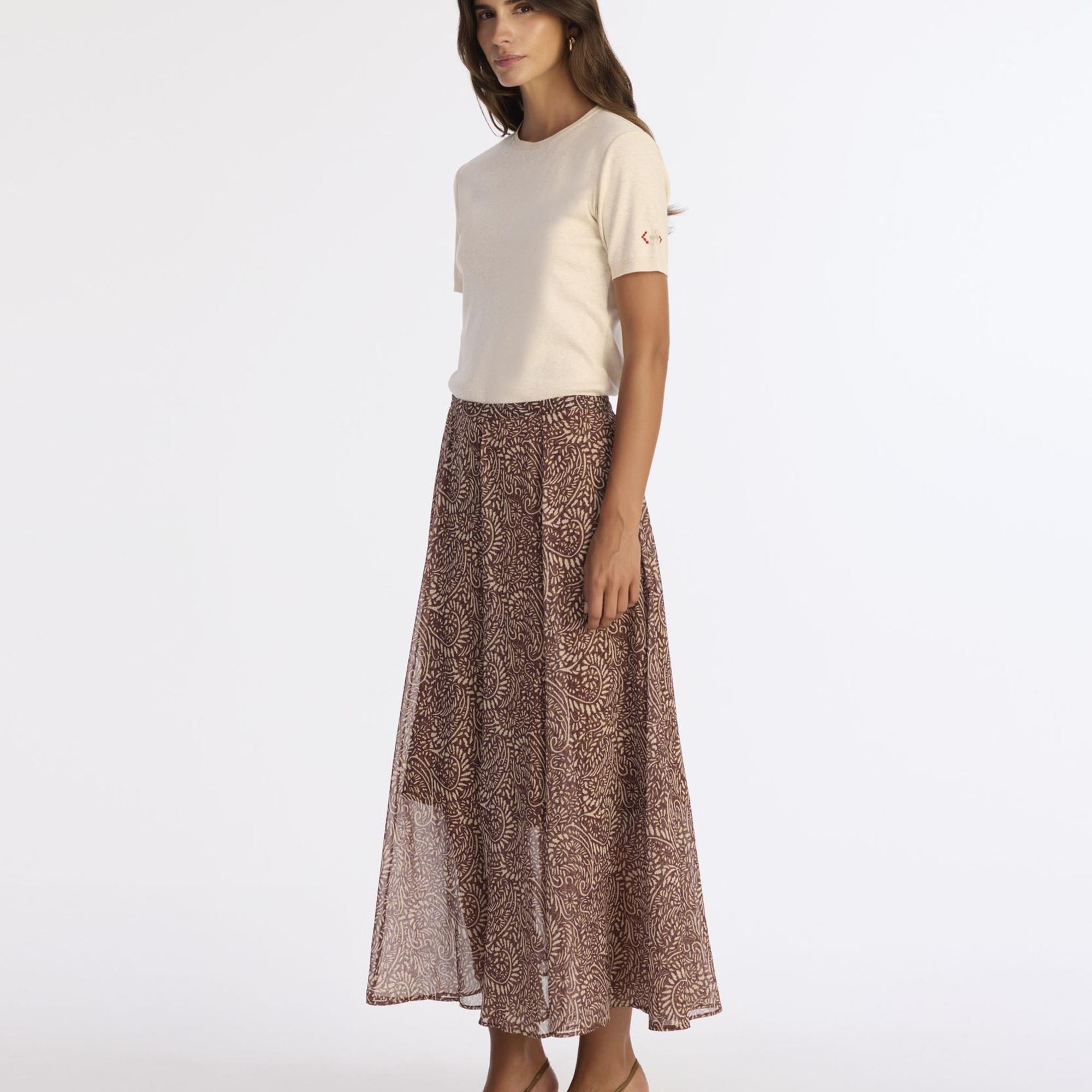 YARGICI Kloş Normal Bel Etek