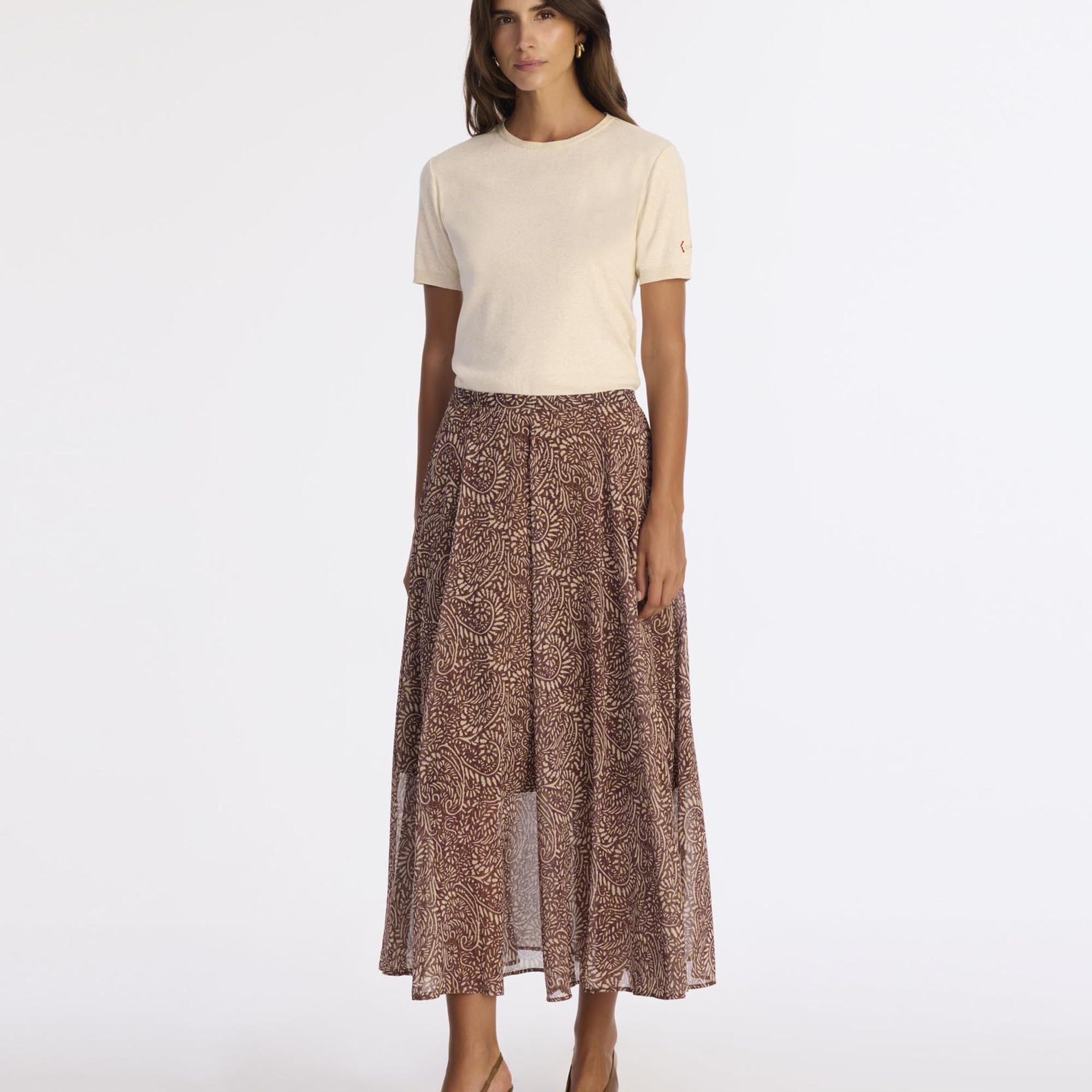 YARGICI Kloş Normal Bel Etek