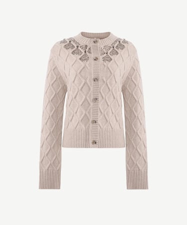  YARGICI Regular Bisiklet Yaka Uzun Kol Hırka