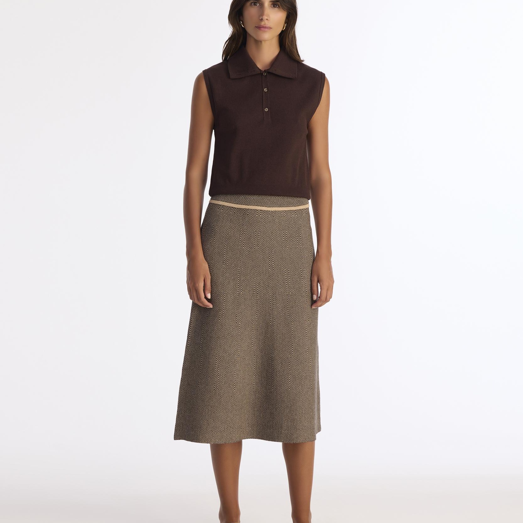 YARGICI A Form Triko Etek