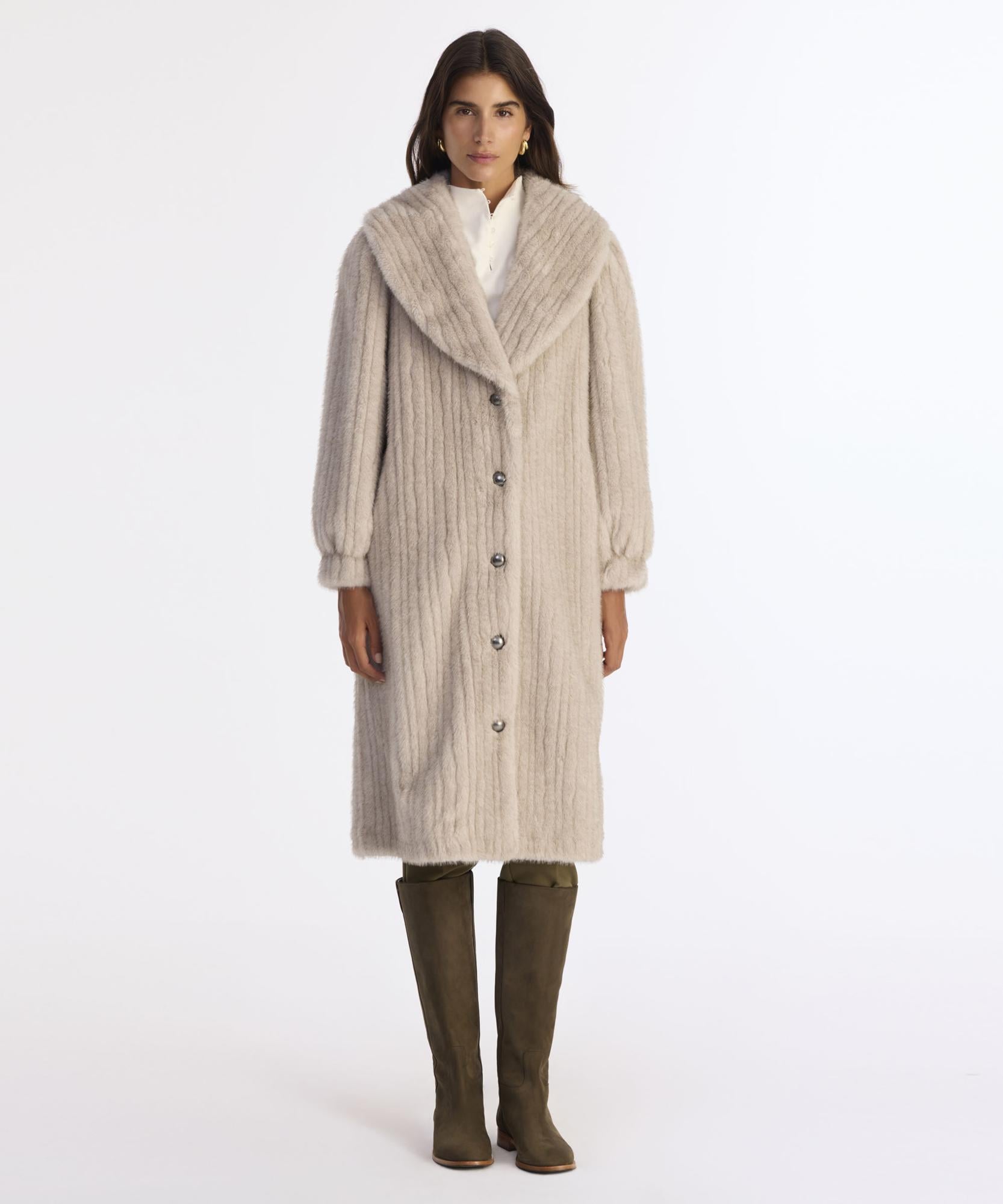  YARGICI Regular Şal Yaka Uzun Kol Mont