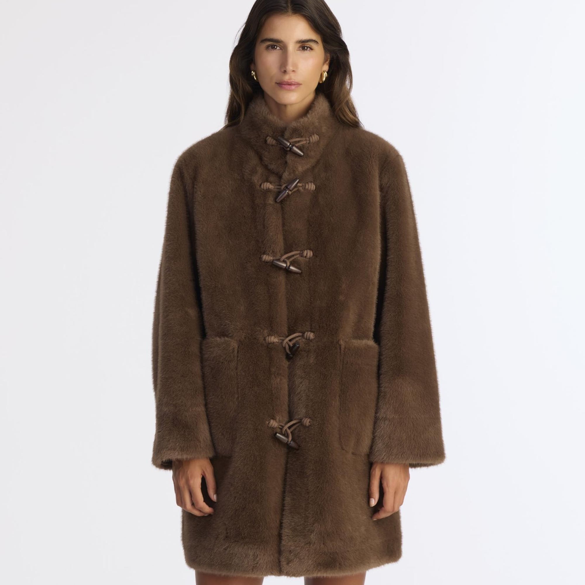 YARGICI Regular Dik Yaka Uzun Kol Mont