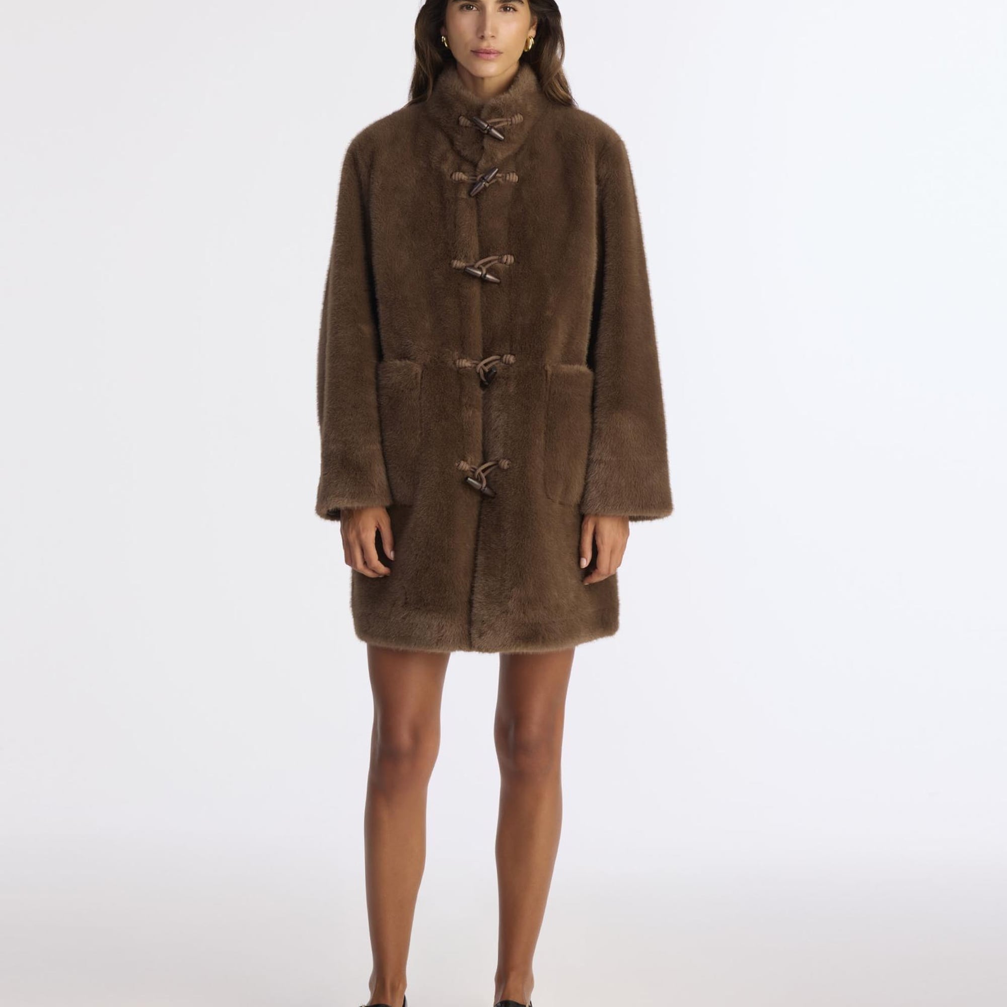 YARGICI Regular Dik Yaka Uzun Kol Mont