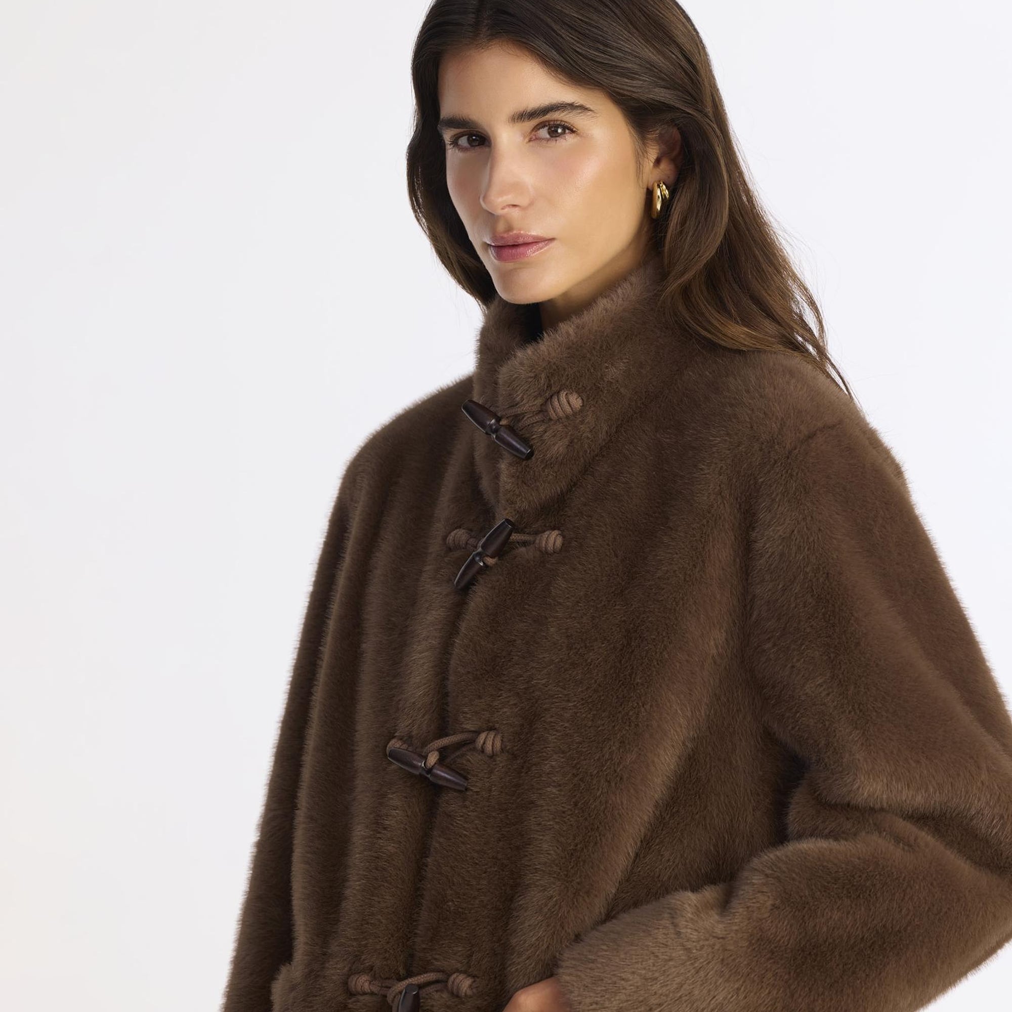 YARGICI Regular Dik Yaka Uzun Kol Mont