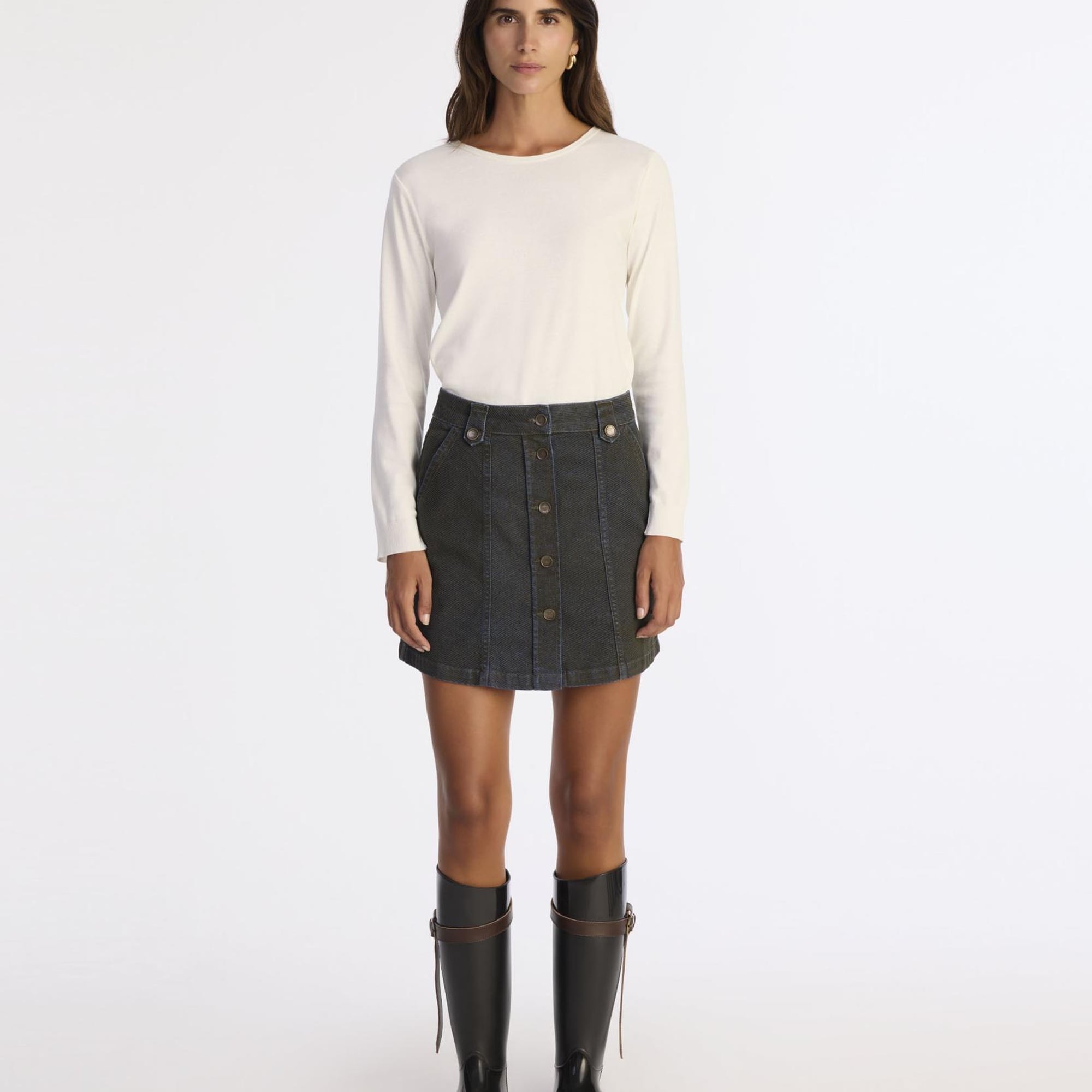 YARGICI Düz Normal Bel Etek