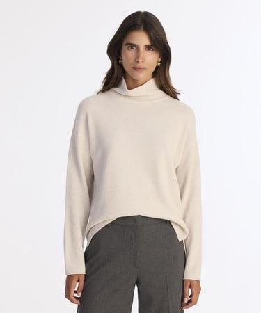  YARGICI Geniş Balıkçı Yaka Uzun Kol Kazak