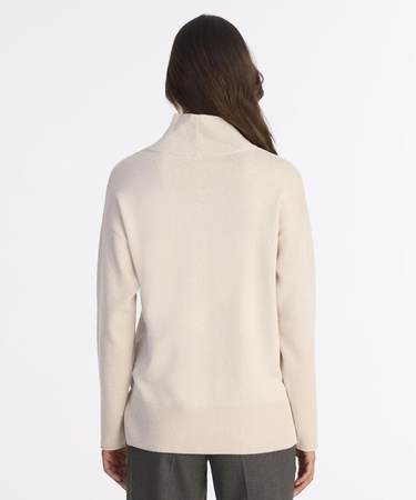  YARGICI Geniş Balıkçı Yaka Uzun Kol Kazak