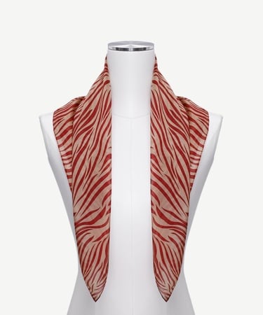  YARGICI Desenli İpek Şal