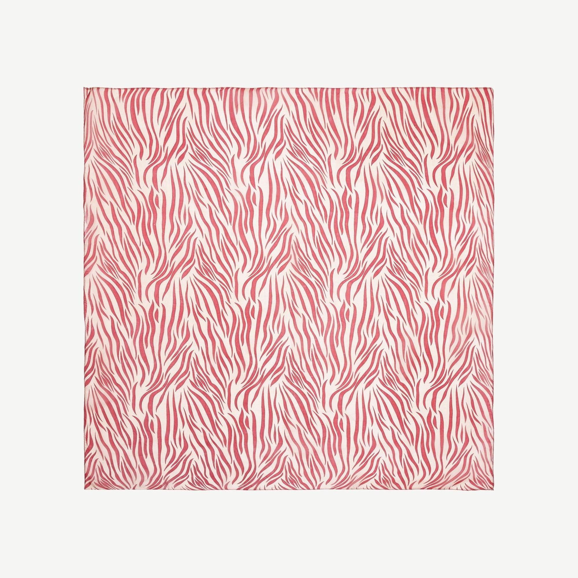 YARGICI Desenli İpek Şal