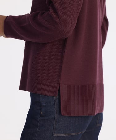  YARGICI Geniş Balıkçı Yaka Uzun Kol Kazak