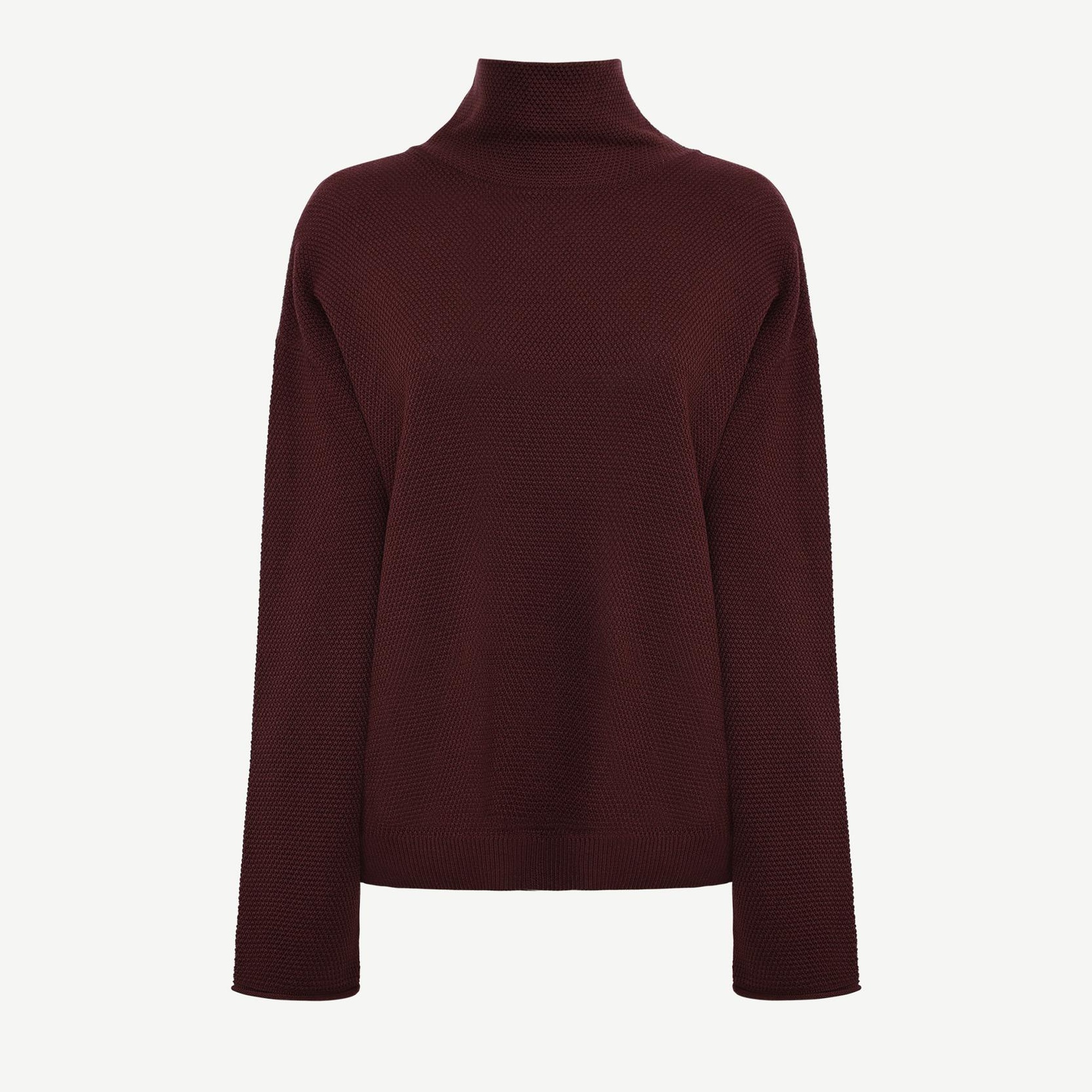 YARGICI Geniş Balıkçı Yaka Uzun Kol Kazak