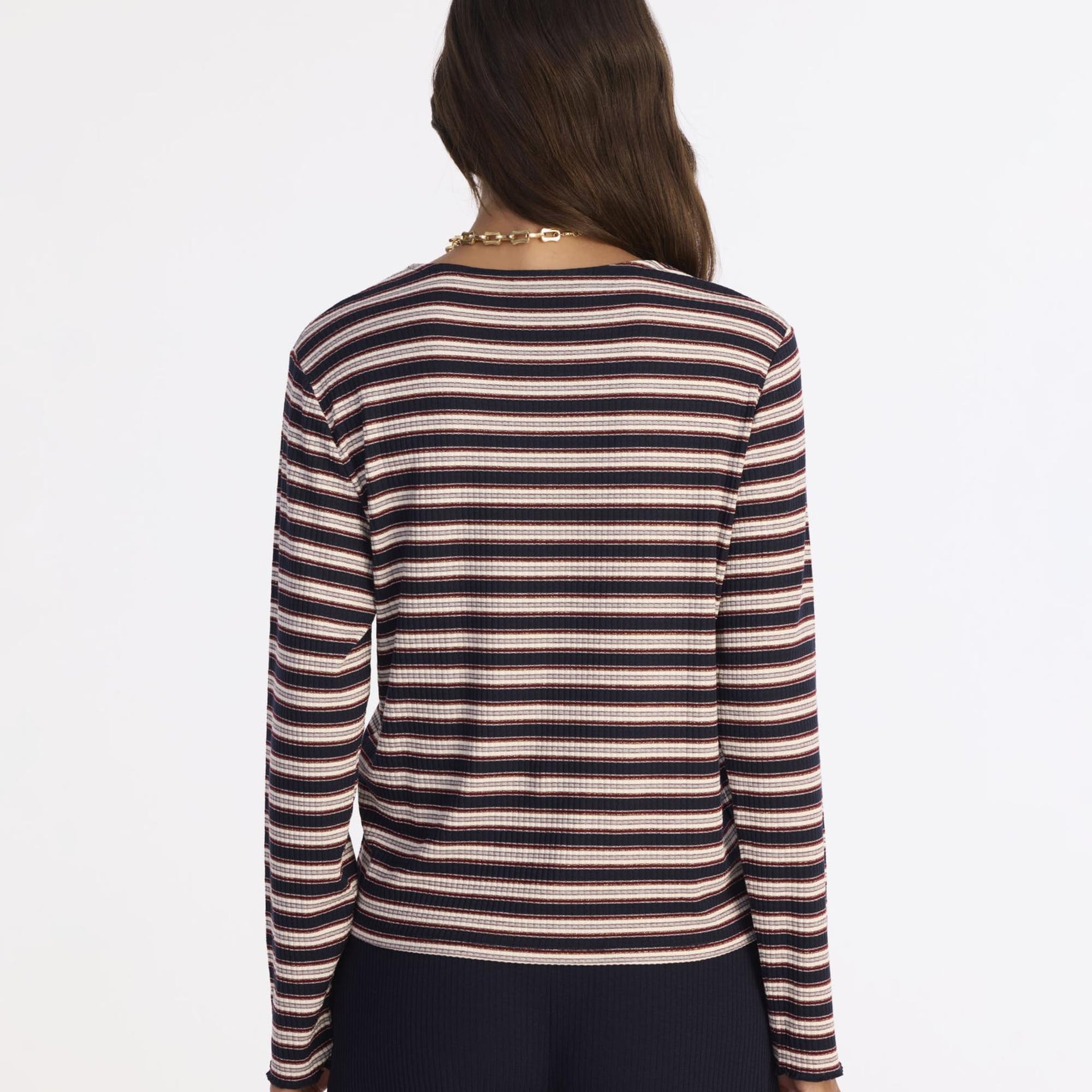 YARGICI Regular Bisiklet Yaka Uzun Kol T-shirt