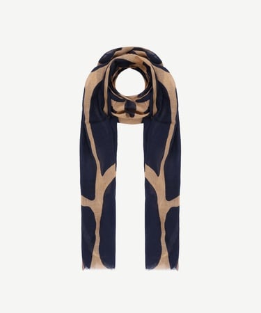  YARGICI Geometrik Desenli Yün Şal