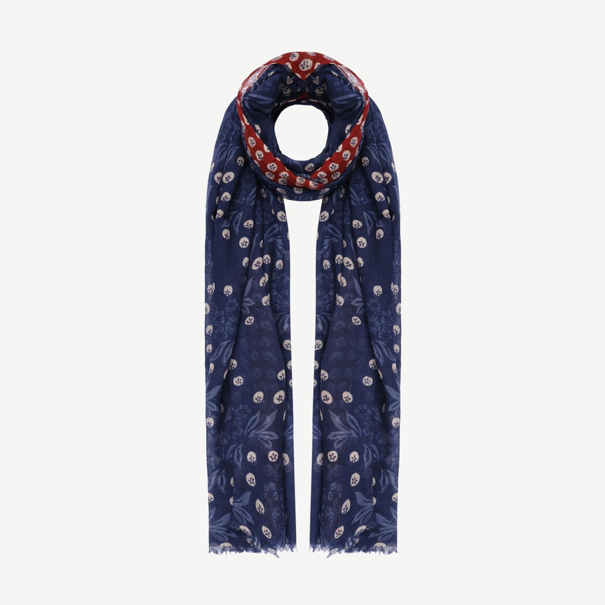 YARGICI Karışık Desenli Yün Şal