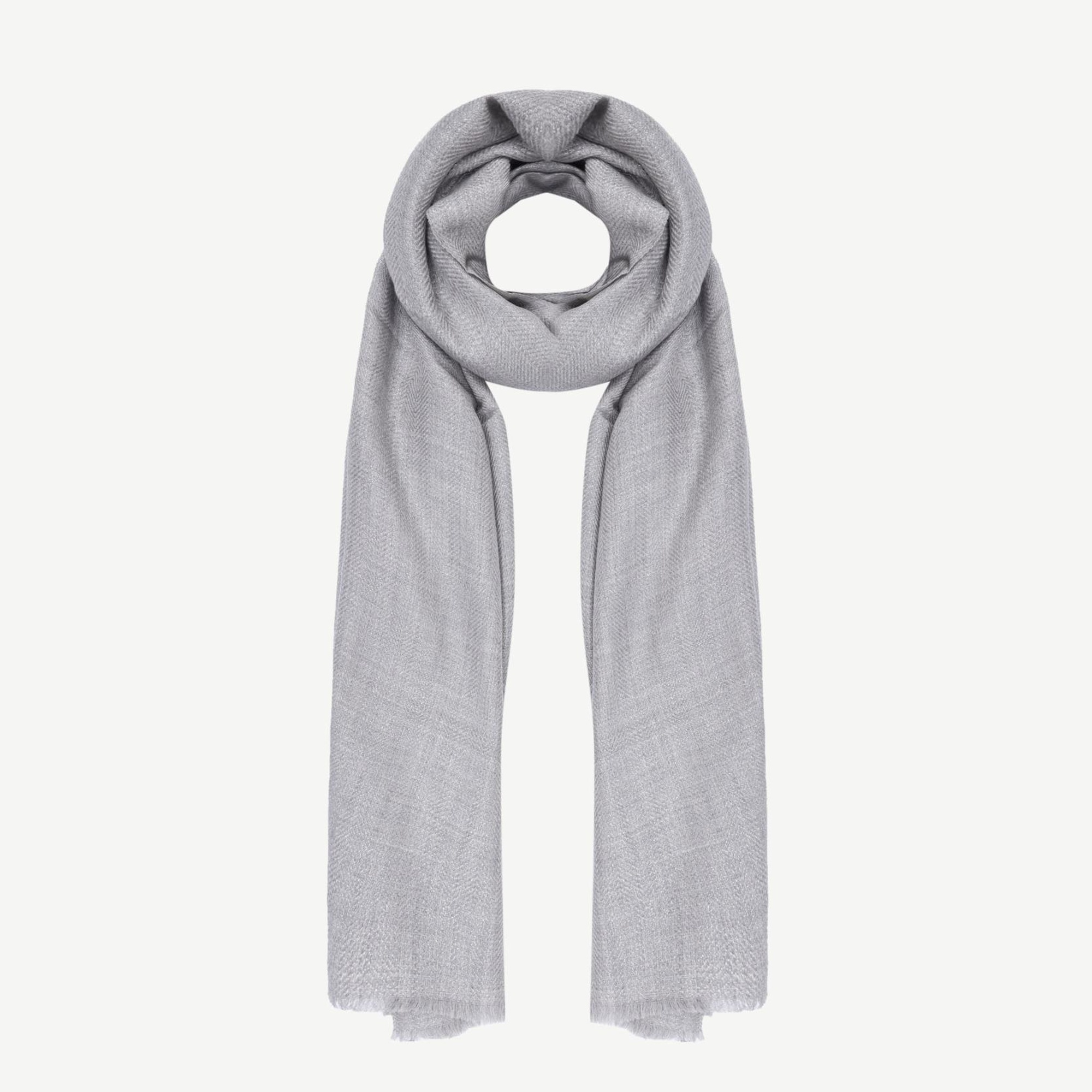 YARGICI Lurex Detaylı Yün Şal