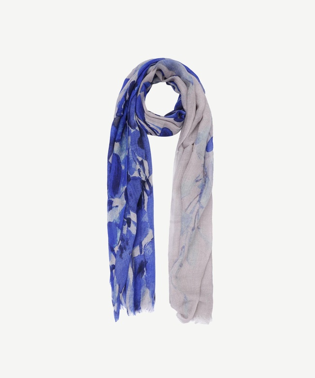  YARGICI Çiçek Desenli Yün Şal