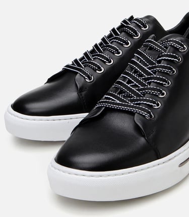  Erkek Deri Siyah Günlük Ayakkabı