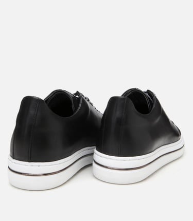  Erkek Deri Siyah Günlük Ayakkabı