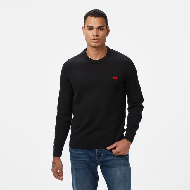  Hugo San Cassius Erkek Siyah Triko