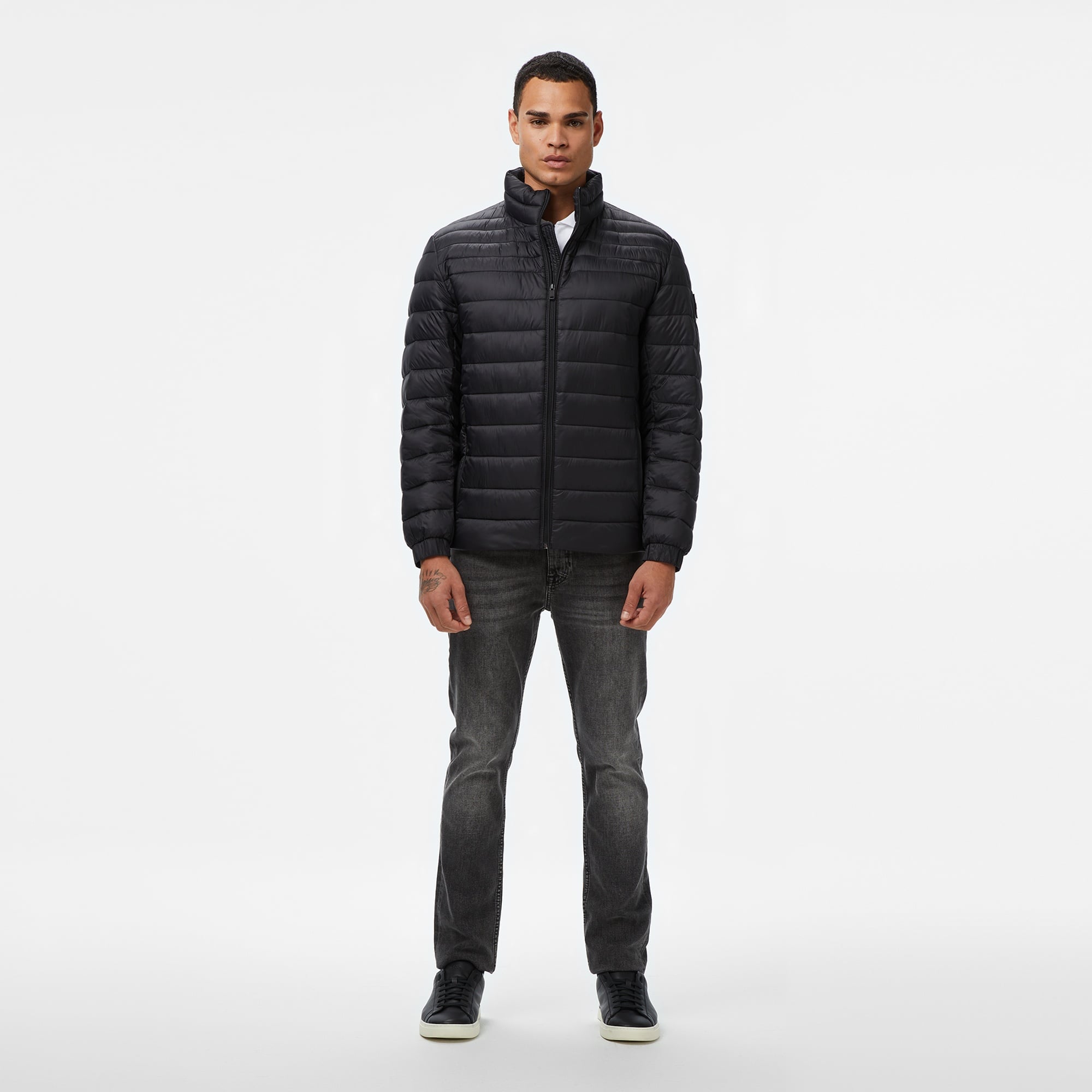 Boss Oden Erkek Siyah Mont