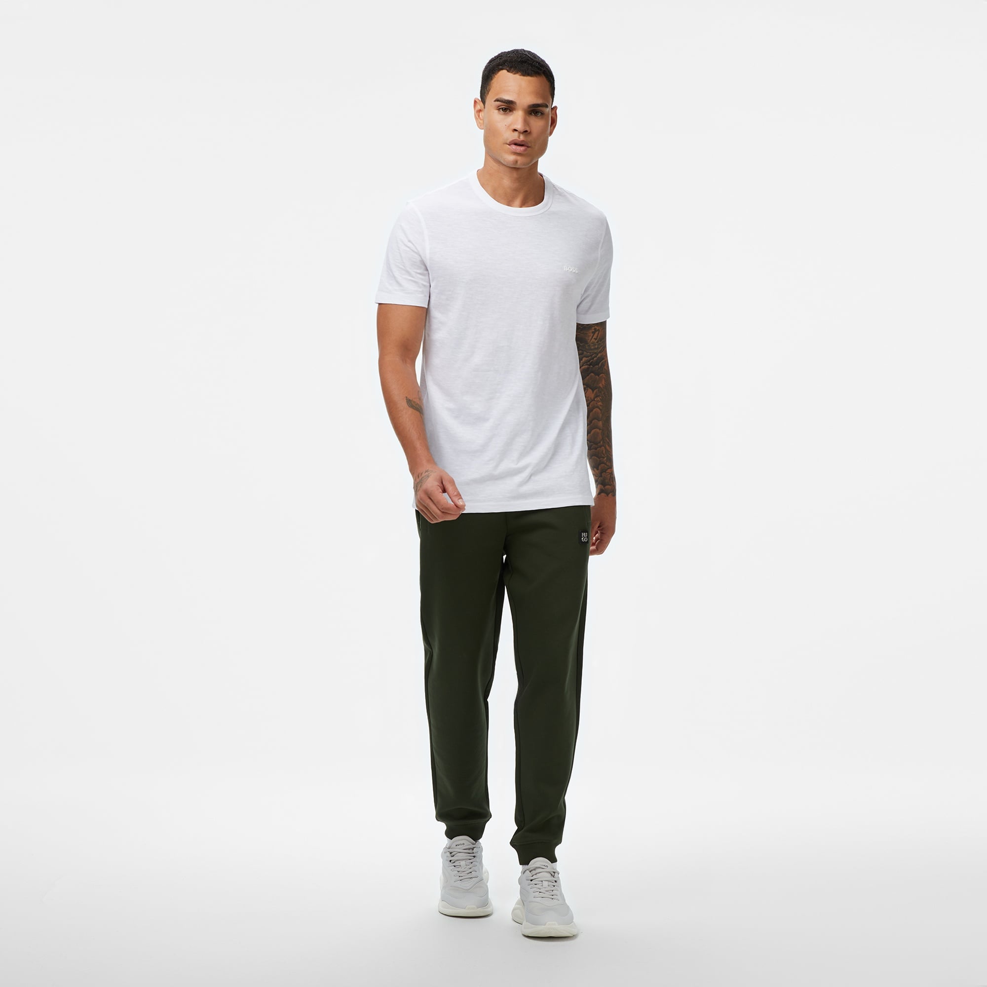 Boss Tegood Erkek Beyaz T-Shirt